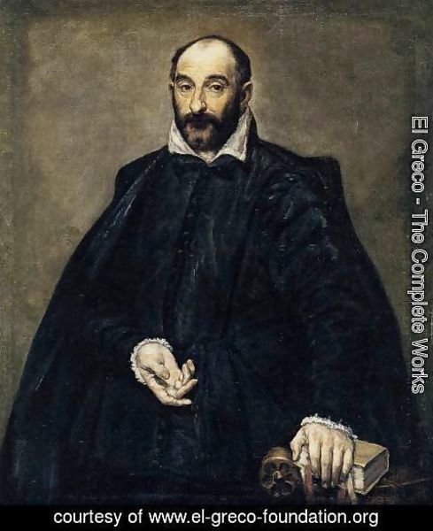 El Greco - Portrait of a man (Andrea Palladio)