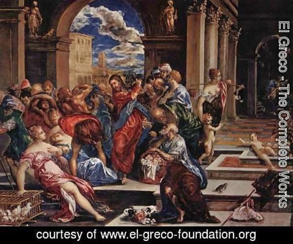 El Greco - Christ Driving The Traders From The Temple