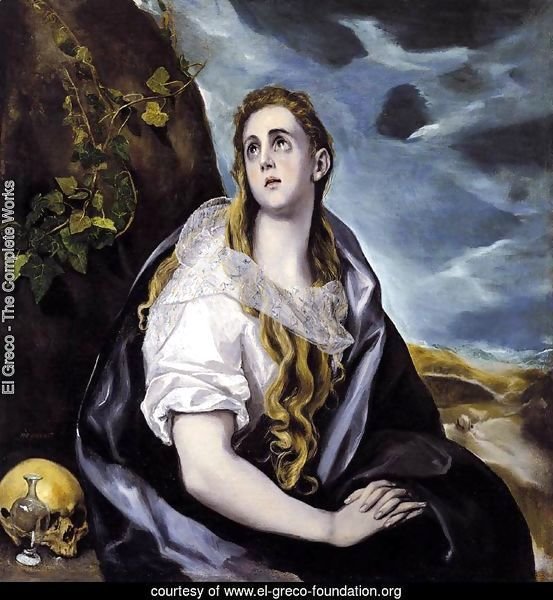 Mary Magdalen in Penitence 1578-80