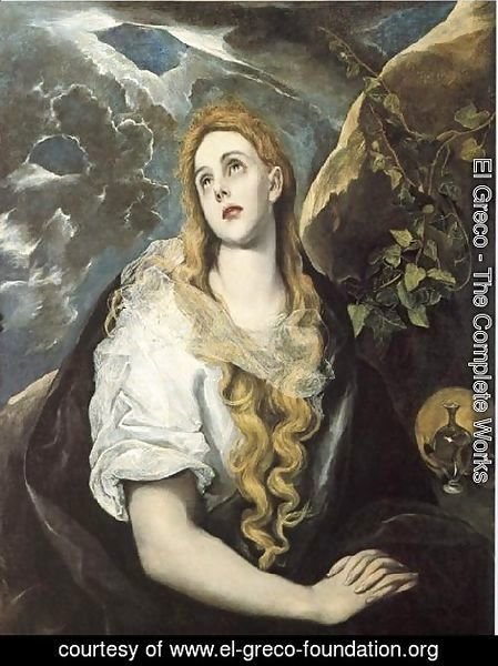 El Greco - Mary Magdalen in Penitence 1580-85