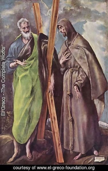 El Greco - St Andrew and St Francis 1595