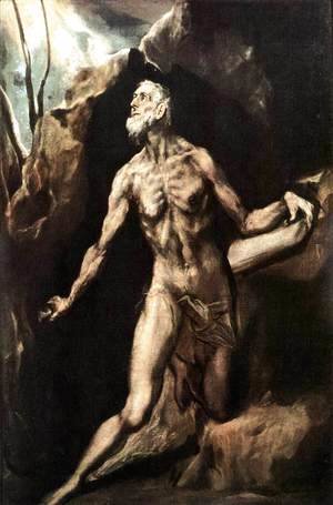 El Greco - Saint Jerome Penitent 1610-14
