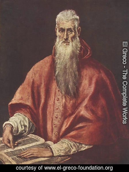 El Greco - St Jerome as a Scholar 1600-14