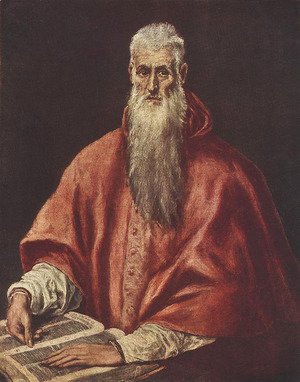 El Greco - St Jerome as a Scholar 1600-14