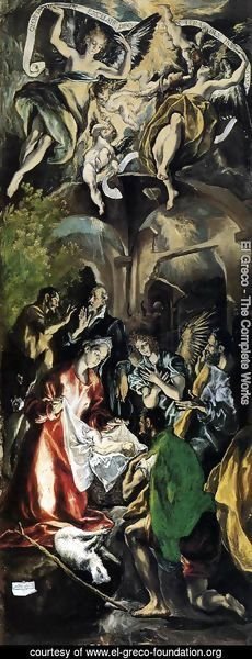El Greco - Adoration of the Shepherds 1596-1600