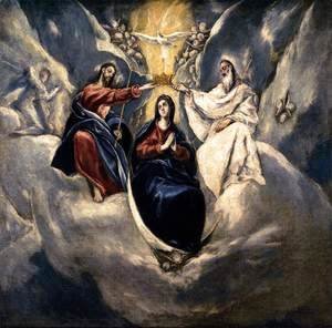 El Greco - The Coronation of the Virgin 1591