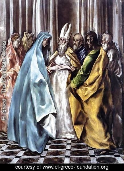 El Greco - The Marriage of the Virgin 1613-14