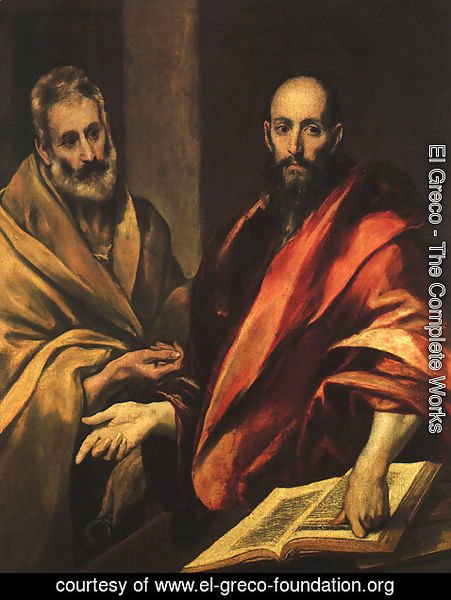El Greco - Apostles Peter and Paul 1592