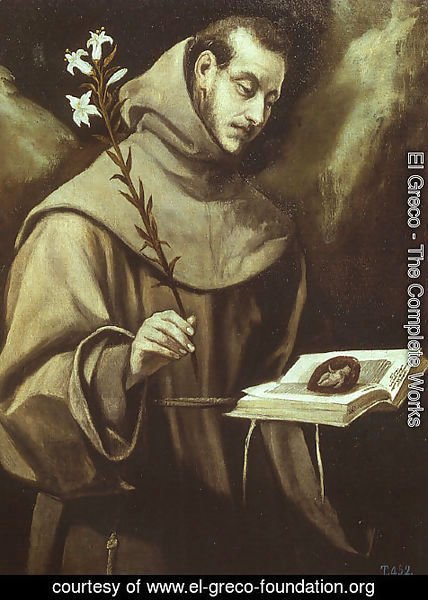 El Greco - St. Anthony of Padua