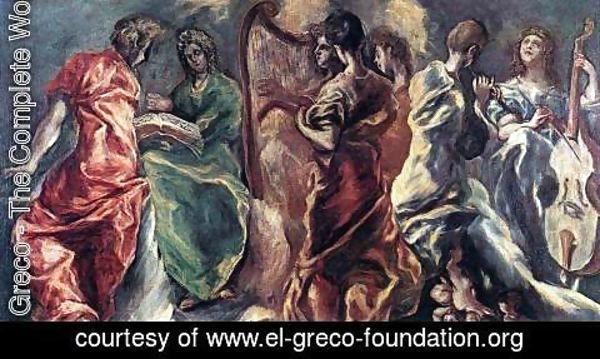 El Greco - Angelic Concert c. 1610