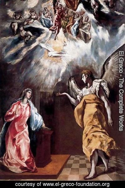 El Greco - Annunciation 1608-14