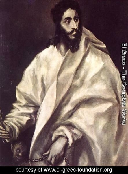 El Greco - Apostle St Bartholomew 1610-14