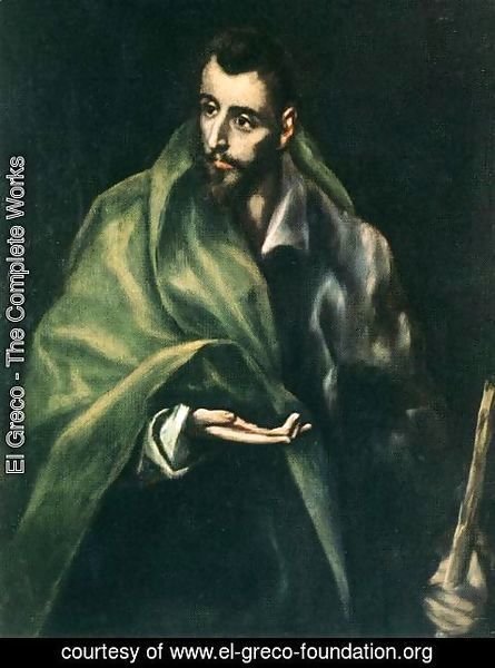 El Greco - Apostle St James the Greater 1610-14