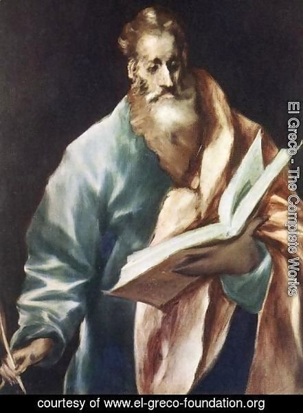 El Greco - Apostle St Matthew 1610-14