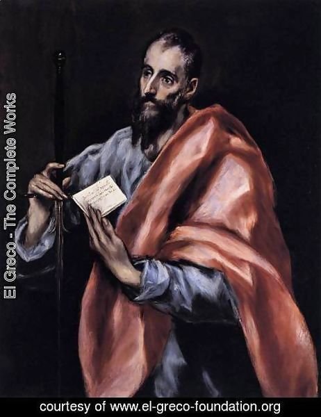 El Greco - Apostle St Paul 1610-14