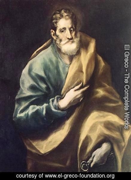 El Greco - Apostle St Peter 1610-14