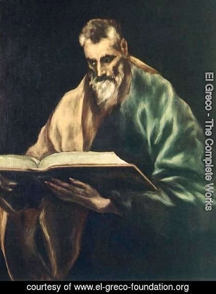 El Greco - Apostle St Simon 1610-14