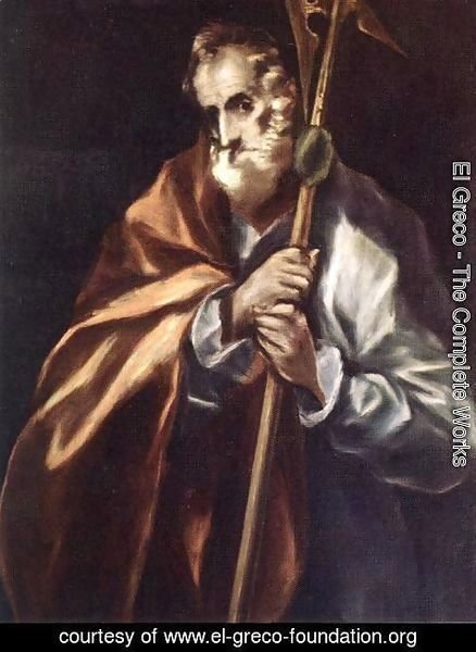 El Greco - Apostle St Thaddeus (Jude) 1610-14