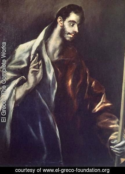 El Greco - Apostle St Thomas 1610-14