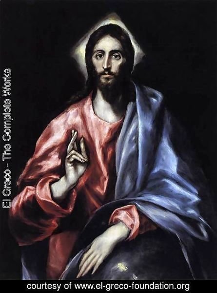 El Greco - Christ as Saviour 1610-14