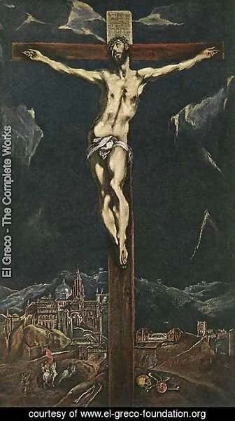 El Greco - Christ in Agony on the Cross 1600s