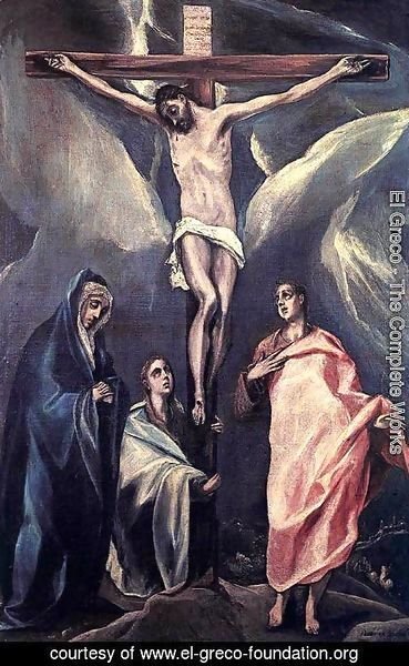 El Greco - Christ on the Cross with the Two Maries and St John c. 1588