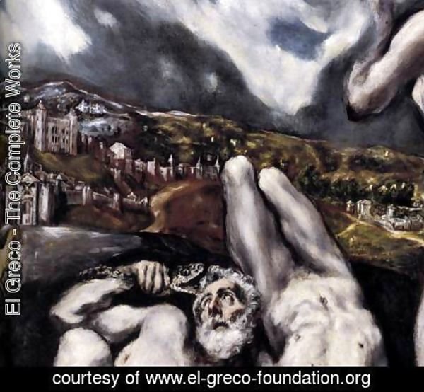 El Greco - Laokoon (detail 2) 1610