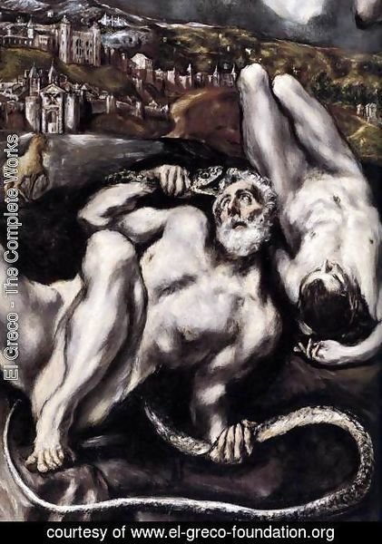 El Greco - Laokoon (detail 3) 1610