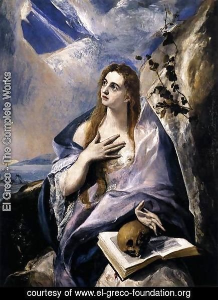 El Greco - Mary Magdalen in Penitence 1576-78