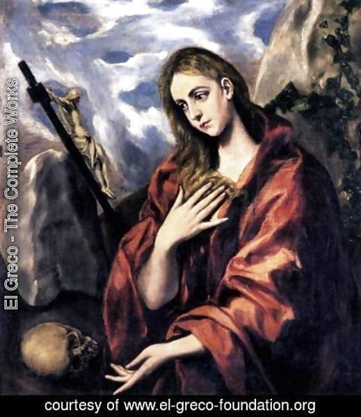El Greco - Mary Magdalen in Penitence 1585-90