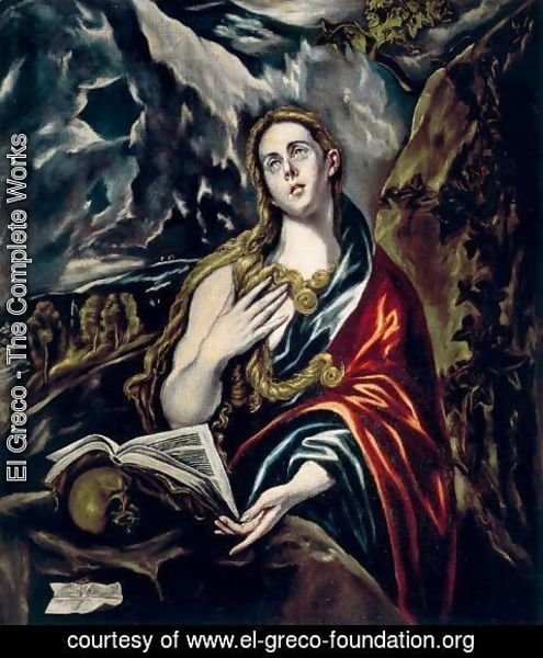 El Greco - Penitent Magdalen 1605-10