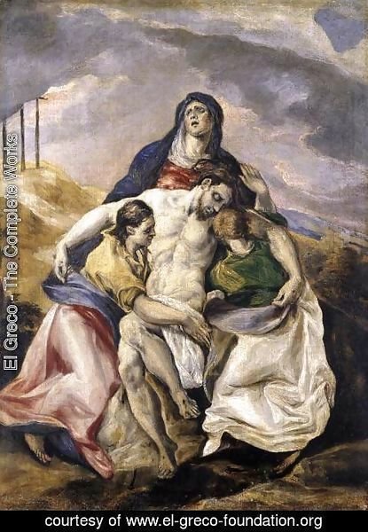 El Greco - Pieta c. 1575