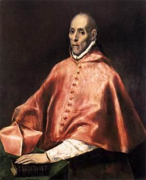 El Greco - Portrait of Cardinal Tavera 1608-14