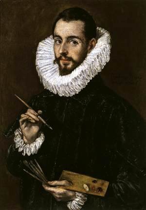 El Greco - Portrait of the Artist's Son Jorge Manuel Theotokopoulos c. 1603