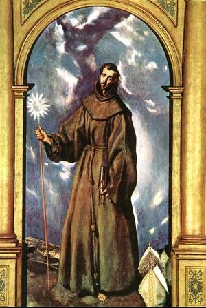 El Greco - Saint Bernardino 1603