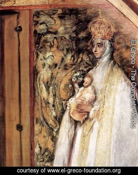 El Greco - St Ildefonso (detail) 1603-05