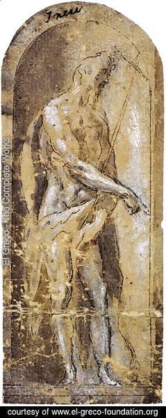 El Greco - St John the Baptist 1577