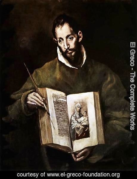 El Greco - St Luke 1605-10