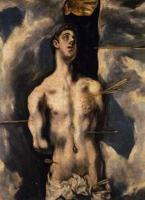El Greco - St Sebastian 1610-14