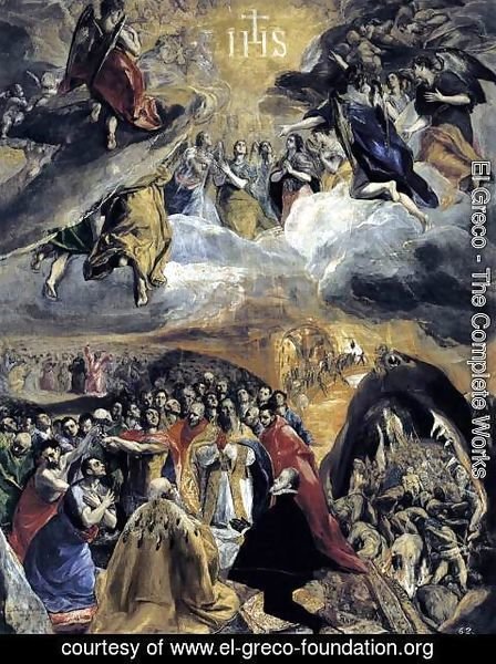 El Greco - The Adoration of the Name of Jesus 1578-79