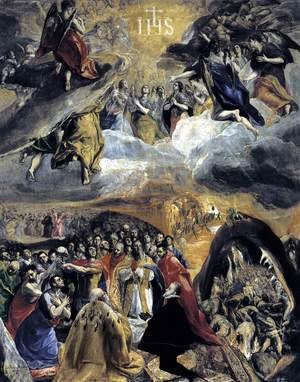 El Greco - The Adoration of the Name of Jesus 1578-79
