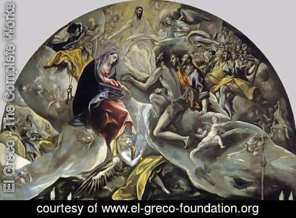 El Greco - The Burial of the Count of Orgaz (detail 2) 1586-88