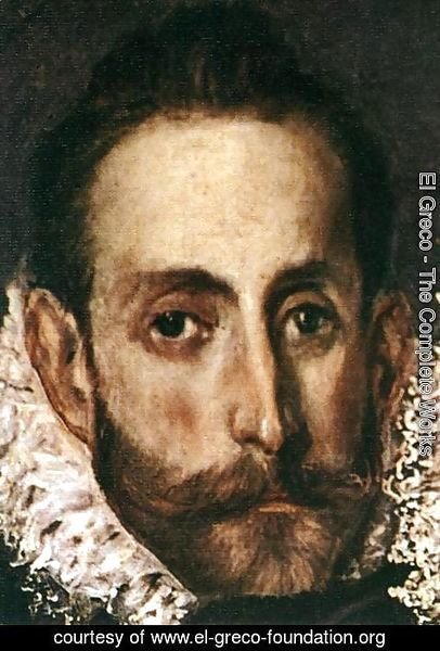 El Greco - The Burial of the Count of Orgaz (detail 7) 1586-88