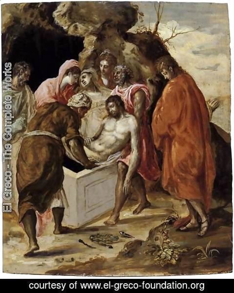 El Greco - The Entombment of Christ late 1560s