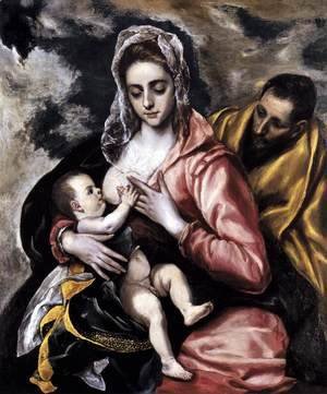 El Greco - The Holy Family c. 1585