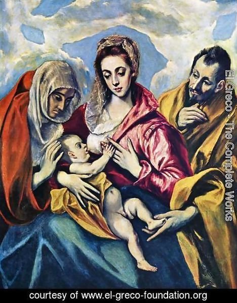 El Greco - The Holy Family c. 1595