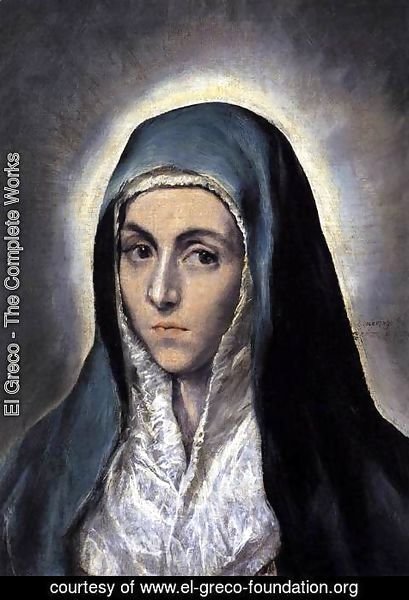 El Greco - The Virgin Mary 1594-1604